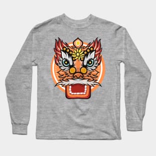 Funky Chinese Dragon Long Sleeve T-Shirt